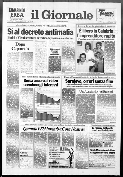 Il giornale : quotidiano del mattino